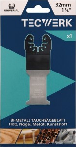 Brzeszczot do pilarek szer. 32mm gł. zan. 51mm 1 St. universal TECWERK