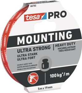 Taśma montażowa Mounting PRO Ultra Strong 66792 biały długość 5 m, szerokość 19