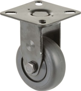 Kółko nieskrętne 50 mm 50 kg guma łożysko kulkowe 60 x 60 mm BS ROLLEN