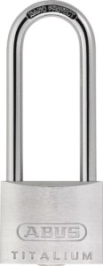 Kłódka bębenkowa 64TI/40HB63 szerokość korpusu zamka 40 mm Titalium zamykany róż