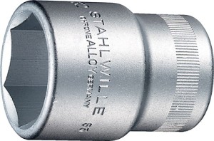 Klucz nasadowy 55 3/4 cal. 6-kątowy rozmiar klucza 55 mm długość 80 mm STAHLWILL