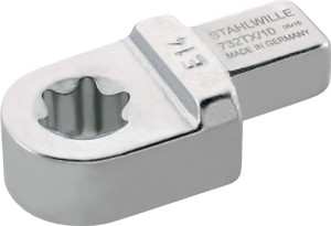 Narzędzie wtykowe 732TX/10 E 14 rozmiar klucza E14 9 x 12 mm stal chromowa-stopo