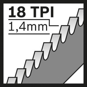 Brzeszczot piły szablastej S 922 EF długość 150 mm szerokość 19 mm podziałka uzę
