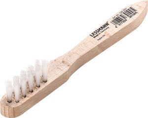 Szczotka do świec zapłonowych długość 150 mm 0,3 mm nylon PA gładki 3-rzędowa LE