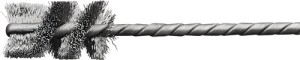 Szczotka do czyszczenia dysz śred. 13 mm chwyt 3,8 mm grubość drutu 0,12 mm stal