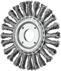 Szczotka tarczowa RBG 12512/22,2 CT ST 0,50 śred. 125 mm grubość drutu 0,5 mm st
