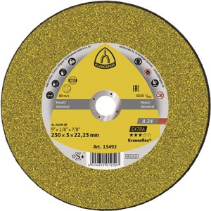 Tarcza tnąca A 24 Extra średnica 115 x 2,5 mm wygięta stal otwór 22,23 mm KLINGS