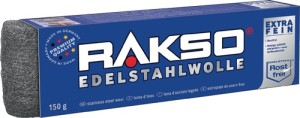 Wełna ze stali szlachetnej gruba 5 150 g RAKSO