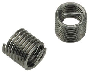 Sprężyna do gwintów DIN 8140 typ standard do gwintu M3 x 0,5 mm stal nierdzewna