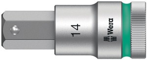 Klucz nasadowy 8740 C HF 1/2 cal. rozmiar klucza 14 mm długość 60 mm WERA