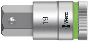 Klucz nasadowy 8740 C HF 1/2 cal. rozmiar klucza 19 mm długość 60 mm WERA