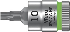 Klucz nasadowy 8767 A HF TORX® 1/4 cal. T10 długość 28 mm WERA