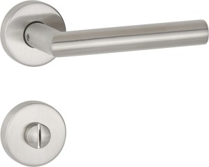 Zestaw klamek Basic 02 stal szlachetna 6