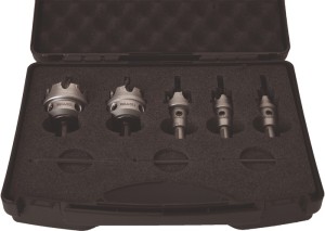 Zestaw otwornic 8-częśc. 16–40 mm głębok