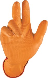 Rękawica jednorazowa Grip Orange wielkoś