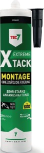 Klej montażowy X-TACK czarny 290 ml TEC7