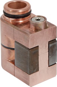 Induktor głowica indukcyjna szerokość drutu 21 mm +200 stop.C długość 35 mm GYS
