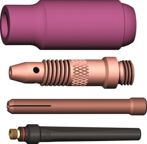 Zestaw akcesoriów WIG 4-częśc. w pudełku z tw. sztucznego WE 3,2 mm A.BINZEL