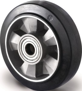 Zapasowe koło śred. koła 125 mm udźwig 300 kg guma długość piasty 60 mm TECWERK