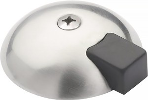 Podłogowy ogranicznik drzwi 3699 Ø 70/75 mm wysokość 18/22 mm stal szlachetna ma