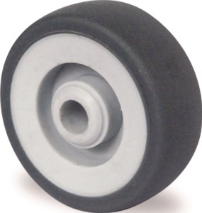 Zapasowe koło Ø koła 125mm udźwig 100kg TPE sz. ø osi 8mm dł. piasty 36mm TECWER