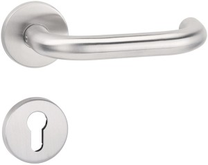 Zestaw rozet NW-401-2 stal szlachetna 60 kształt U WC czerwony/biały DIN strona