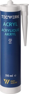 Akryl 310 ml biały kartusz TECWERK