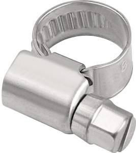 Opaska ślimakowa do węży 40–60 mm W4 szerokość taśmy 9 mm woreczek TECWERK