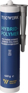 Jednoskładnikowy polimer hybrydowy szary 440 g kartusz TECWERK