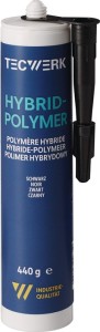 Jednoskładnikowy polimer hybrydowy czarny 440 g kartusz TECWERK