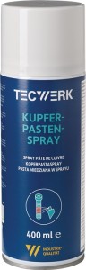 Pasta miedziana w sprayu 400 ml spray w puszce TECWERK
