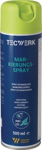 Spray do znakowania jasnożółty 500 ml spray w puszce TECWERK