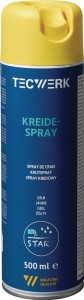 Spray kredowy żółty 500 ml spray w puszce TECWERK