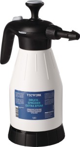 Rozpylacz ciśnieniowy 360° FPM 1, 5 l uszczelki EPDM Szary TECWERK