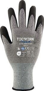 Rękawica Flex N wielkość 10 szary/czarny EN 388 kategoria OWO II TECWERK