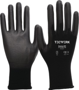 Rękawica Blackstar NPU wielkość 9 (XL) czarna EN 388 kategoria OWO II nylon z po