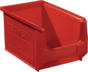 Skrzynka regałowa z ot. przednią częścią dł. 230/200 x szer. 150 x wys. 130 mm P