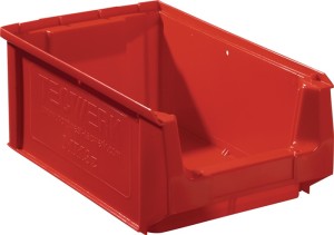 Skrzynka regałowa z ot. przednią częścią dł. 350/300 x szer. 210 x wys. 140 mm P