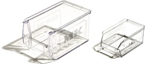 Skrzynka regałowa z ot. przednią częścią dł. 160/140 x szer. 100 x wys. 75 mm SA