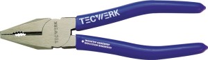 Kombinerki długość 160 mm polerowane powlekane tworz. sztucznym TECWERK