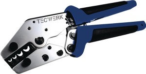 Szczypce do zaciskania długość 205 mm 0,5–6 (w prz. AWG 20... 10) mm² TECWERK