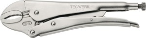 Szczypce zaciskowe Morse'a dł. całk. 300 mm rozp. moc. maks. 65 mm TECWERK