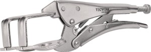Szczypce zaciskowe do spawania dł. całk. 280 mm rozp. moc. maks. 50 mm TECWERK