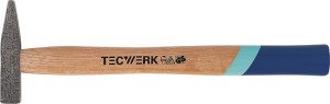 Młotek ślusarski 2000 g długość trzonka 400 mm hikorowy TECWERK