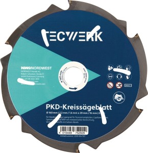 Brzeszczot do piły tarczowej ręcznej śred. zewn. 160 mm liczba zębów 6 PKD otwór