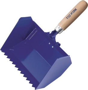 Kielnia ząbkowana do zapraw klejowych szerokość 175 mm ocynkowana TECWERK
