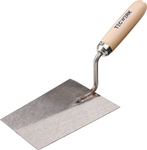 Kielnia murarska długość 160 mm szerokość 115 mm z trzonkiem z dr. bukowego, szy