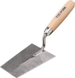 Kielnia do tynku trapezowa wąska długość 120 mm szerokość 80 mm hartowana, uchwy