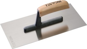 Kielnia do wygładzania długość 280 mm szerokość 130 mm hartowana, uchwyt bukowy
