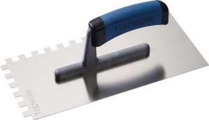 Kielnia do wygładzania długość 280 mm szerokość 130 mm uzębienie 10 x 10 stal sz